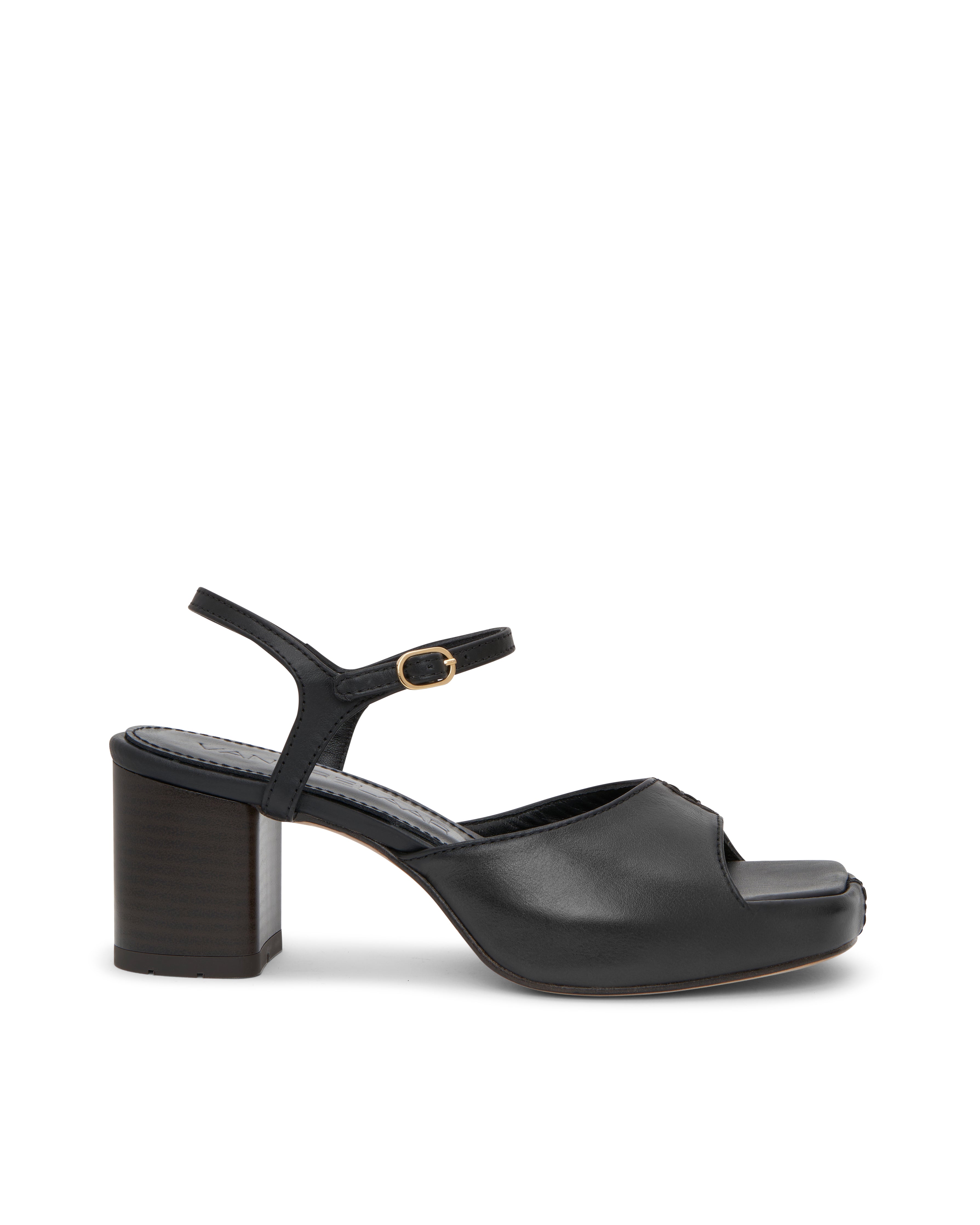 VANDRELAAR Joni Sandal Black Leather VANDRELAAR