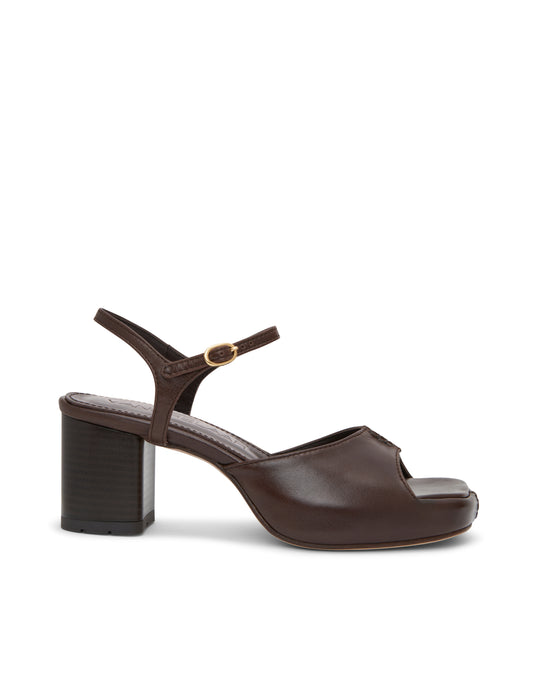 VANDRÉLAAR - Joni Sandal, Espresso Leather