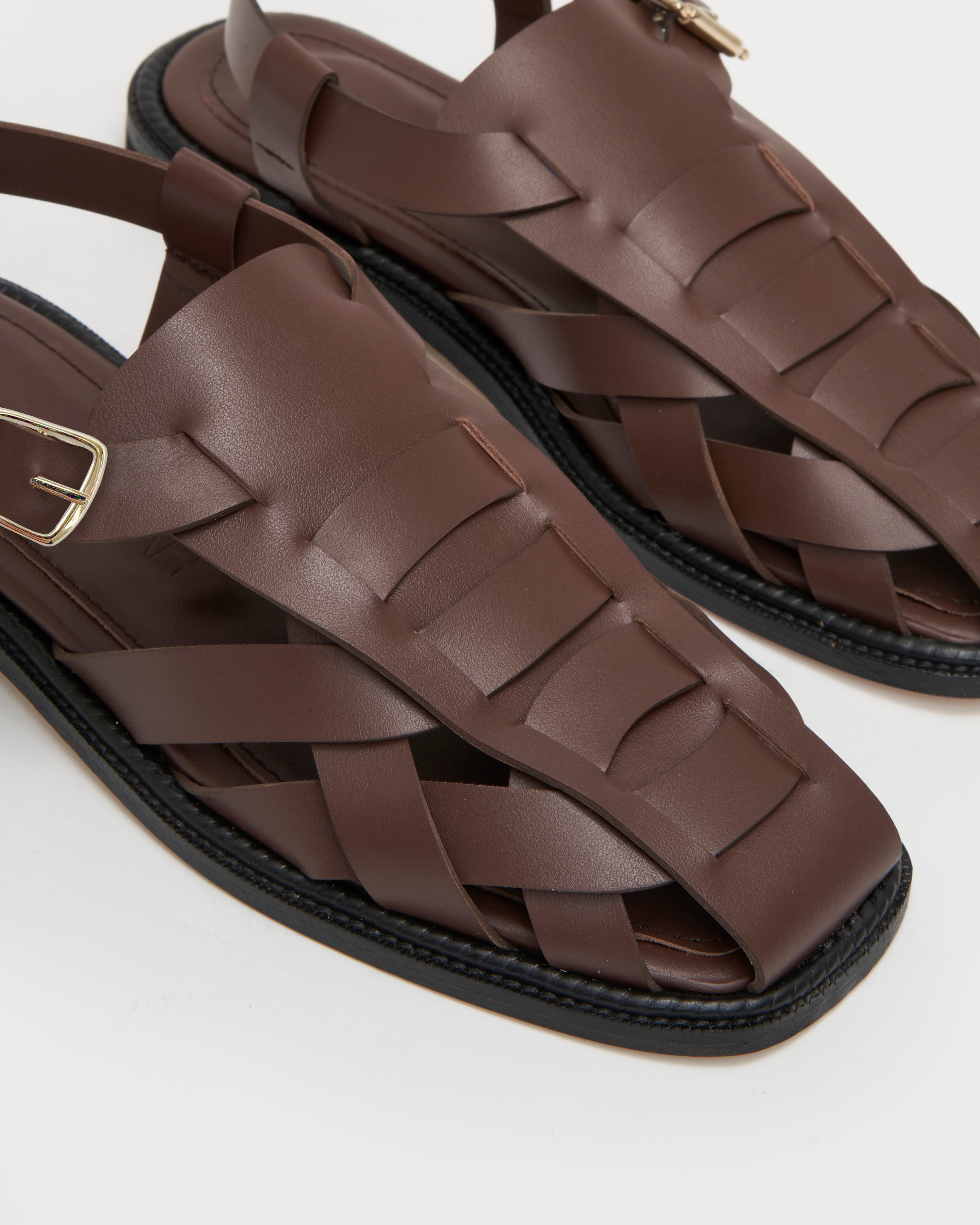 VANDRELAAR - Nora Sandal, Espresso Leather – VANDRÉLAAR